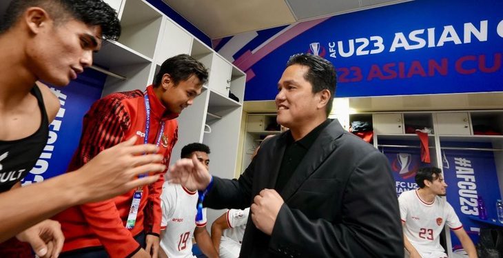 Chủ tịch PSSI Erick Thohir đã yêu cầu U23 Indonesia phải